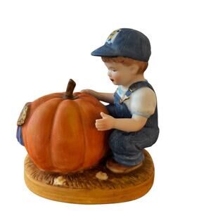 Country store, Limited Edition” LITTLE FARMERS” porcelain figurine